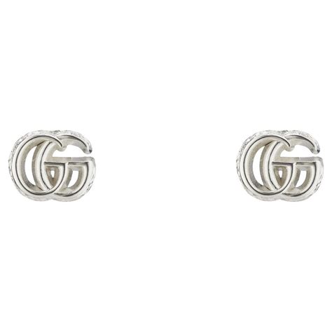 gucci marmont earrings|gucci heart earrings studs.